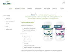 Tablet Screenshot of kalsio.com